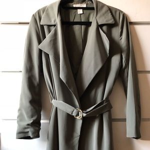Belted Duster Trench Coat